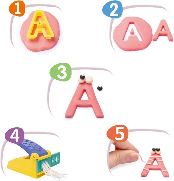 Alphabet Learning Clay Toy Set