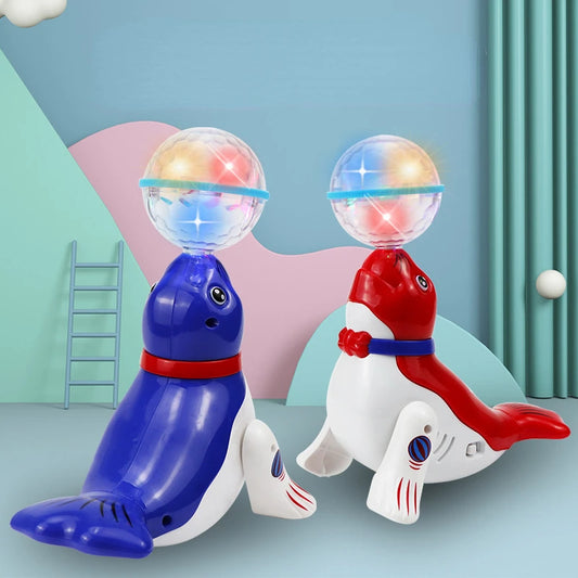 360° Rotating Musical Light Dolphin Toy