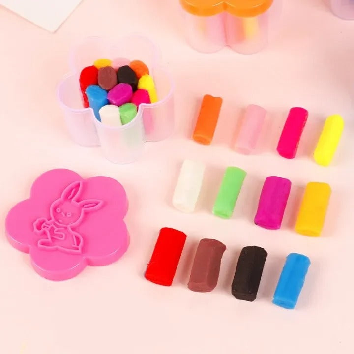 12 Colour Mini Clay Set For Kids