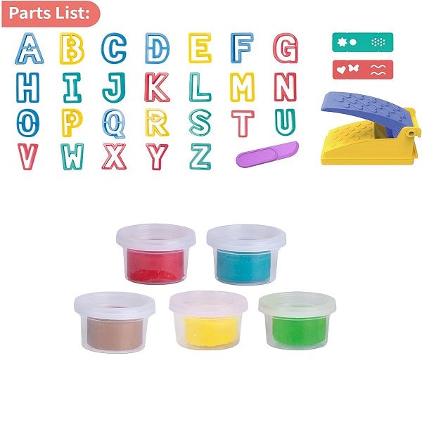 Alphabet Learning Clay Toy Set