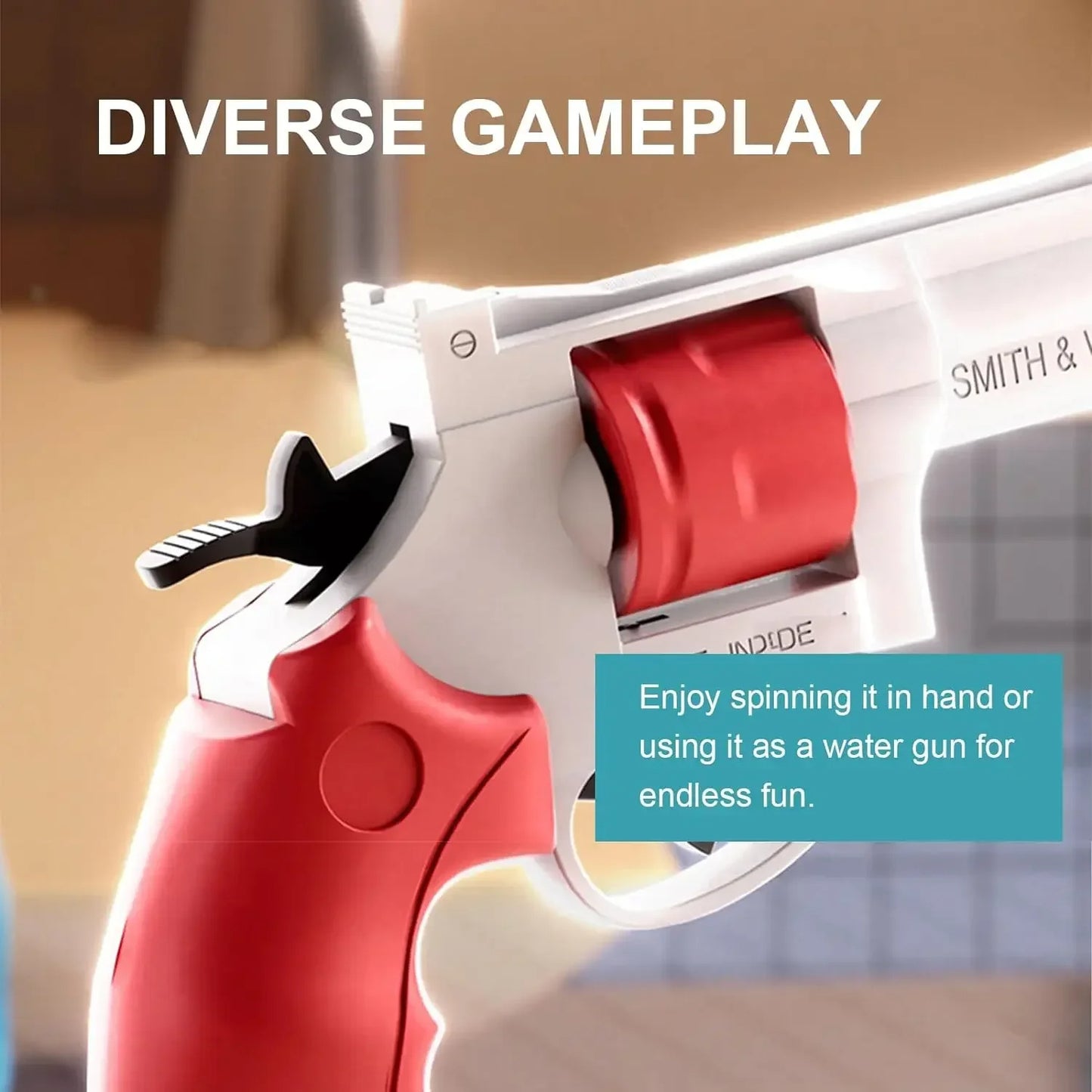 Creative Revolver Shape Water Gun