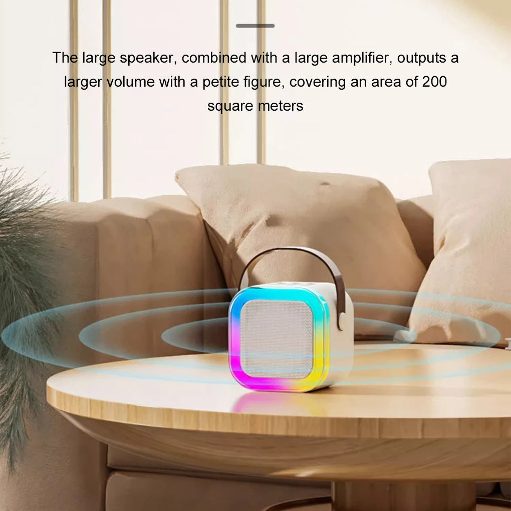 Portable Bluetooth Speaker With Wireless Mike