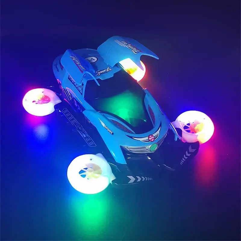 360 Degree Rotating Music LED Light Car Toy