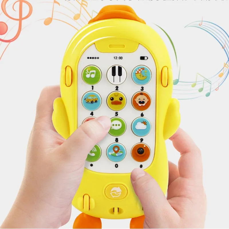 Baby Musical Duck Shape Mobile Phone