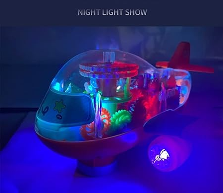 Musical Light Transparent Gear Plane