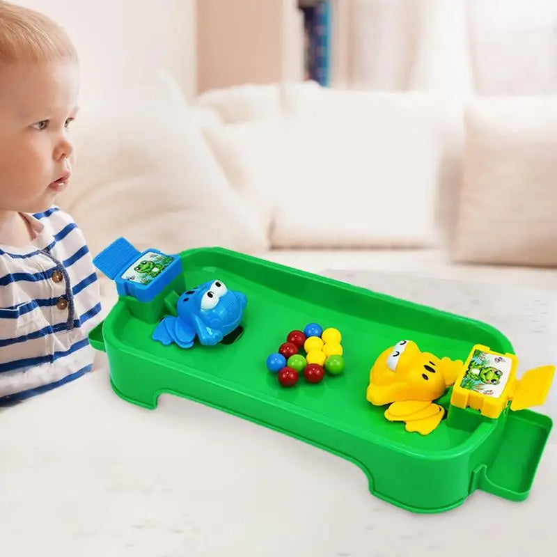 2 Player Hungry Frog Eat Beans Game Toy