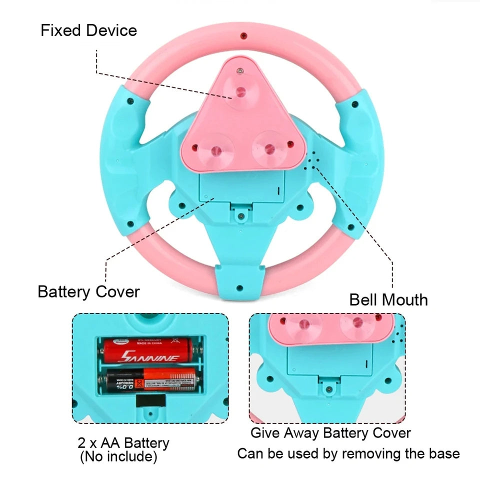 Kids Musical Car Steering Toy