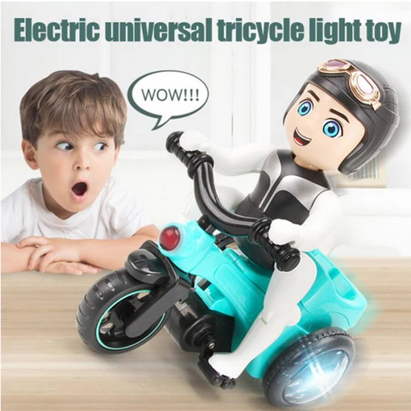 360 Rotating Stunt Bicycle with Music & Light