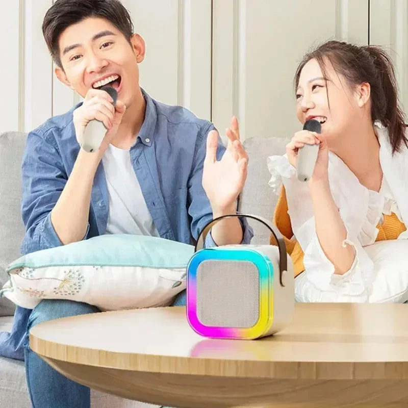 Portable Bluetooth Speaker With Wireless Mike