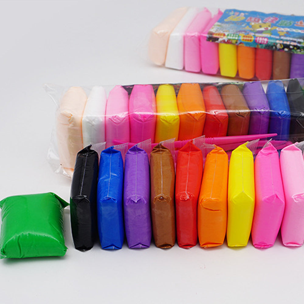 12 Colour Super Soft Modelling Clay For Kids