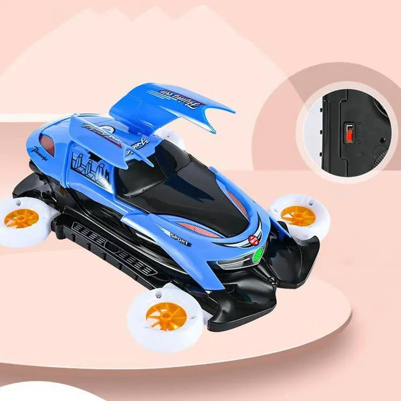 360 Degree Rotating Music LED Light Car Toy