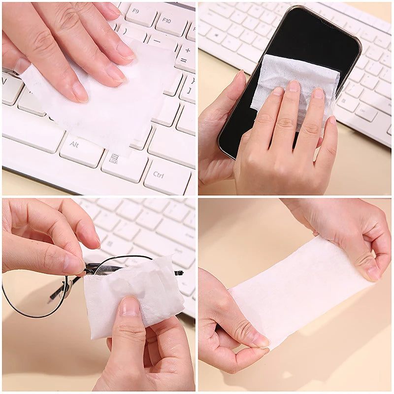 1Pc Portable Canned Wet Wipes (30 Sheets)
