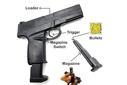 Mouser Pistol Kids Shooting Gun Toy