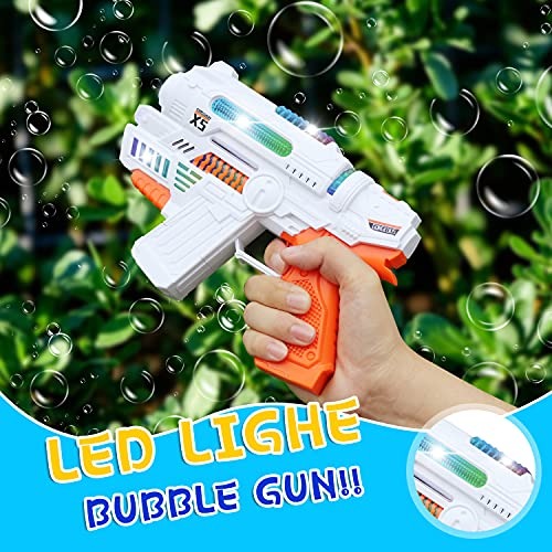 Automatic Bubble Machine Gun with sound & Light