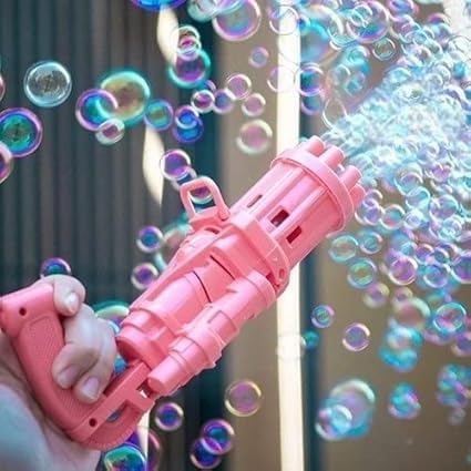 8 Hole Automatic Bubble Machine Gun