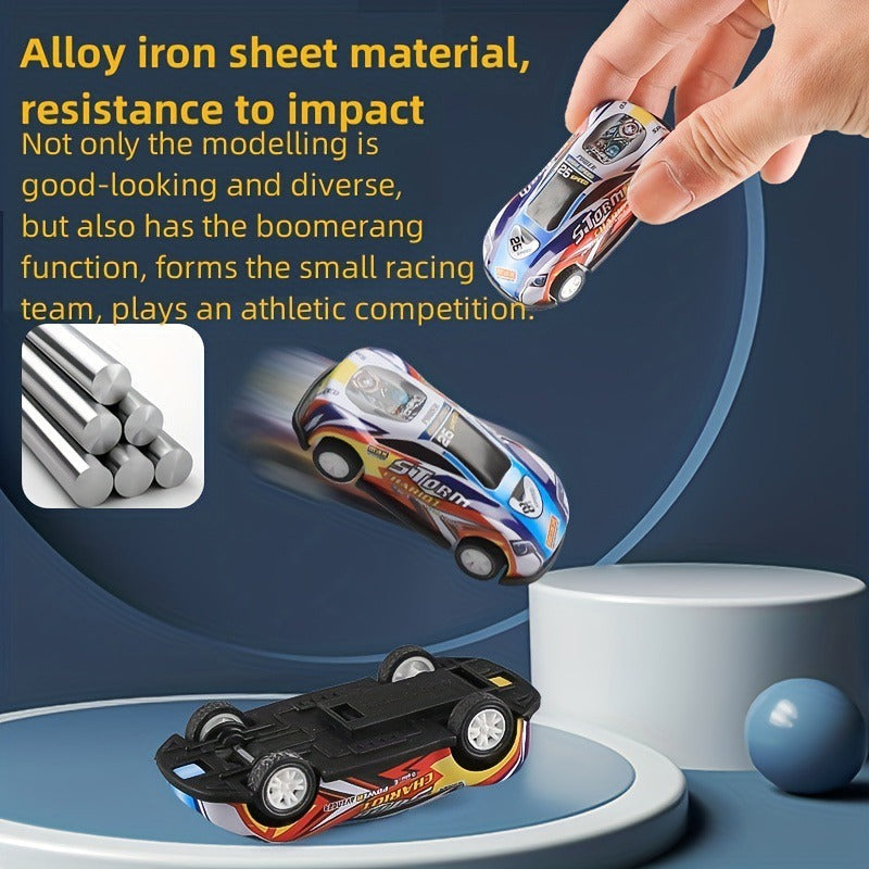 Pack of 10 - Metal Model Racing Car