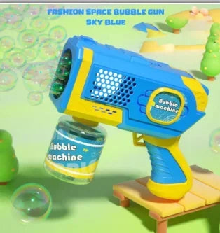 Electric Automatic Bubble Machine Gun