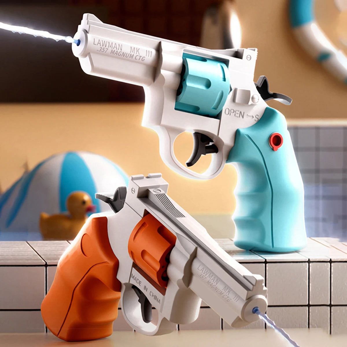 Creative Revolver Shape Water Gun