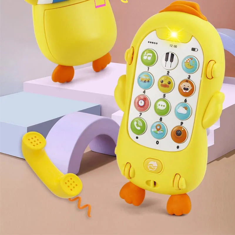 Baby Musical Duck Shape Mobile Phone