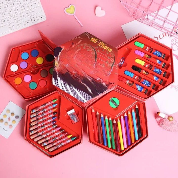 46Pcs Kids Drawing Set