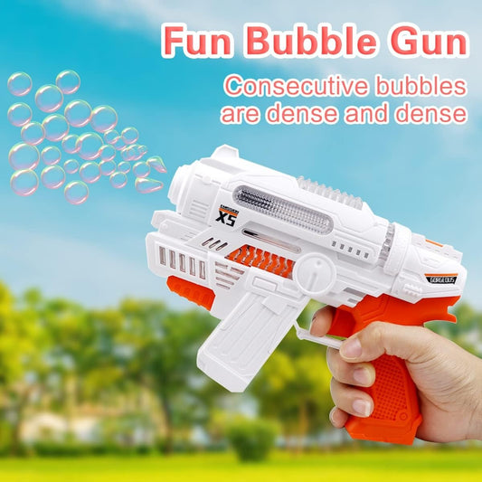 Automatic Bubble Machine Gun with sound & Light