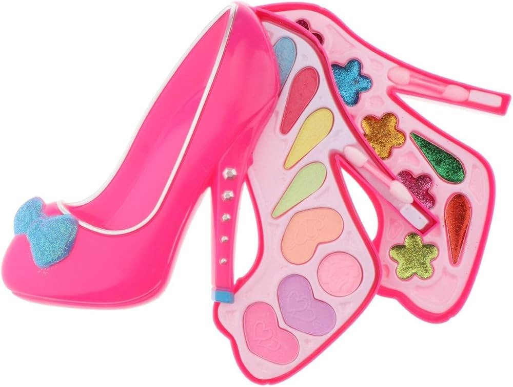 Mini Portable Sandal Shape Kids Makeup Kit