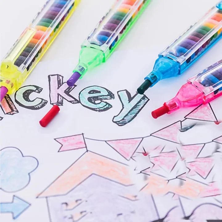20 In 1 Kids Drawing Crayon Colour Pen