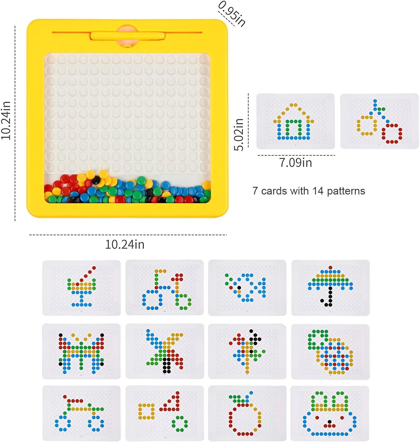 Magnetic Bunty Drawing Board for Kids