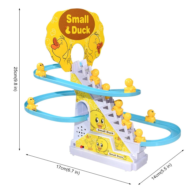 Musical Duck Climbing Track Toy
