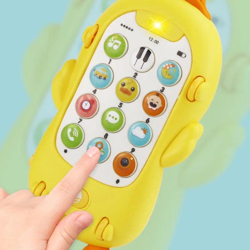 Baby Musical Duck Shape Mobile Phone