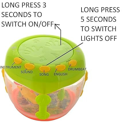 Musical Flash Drum Dynamic Light With Songs