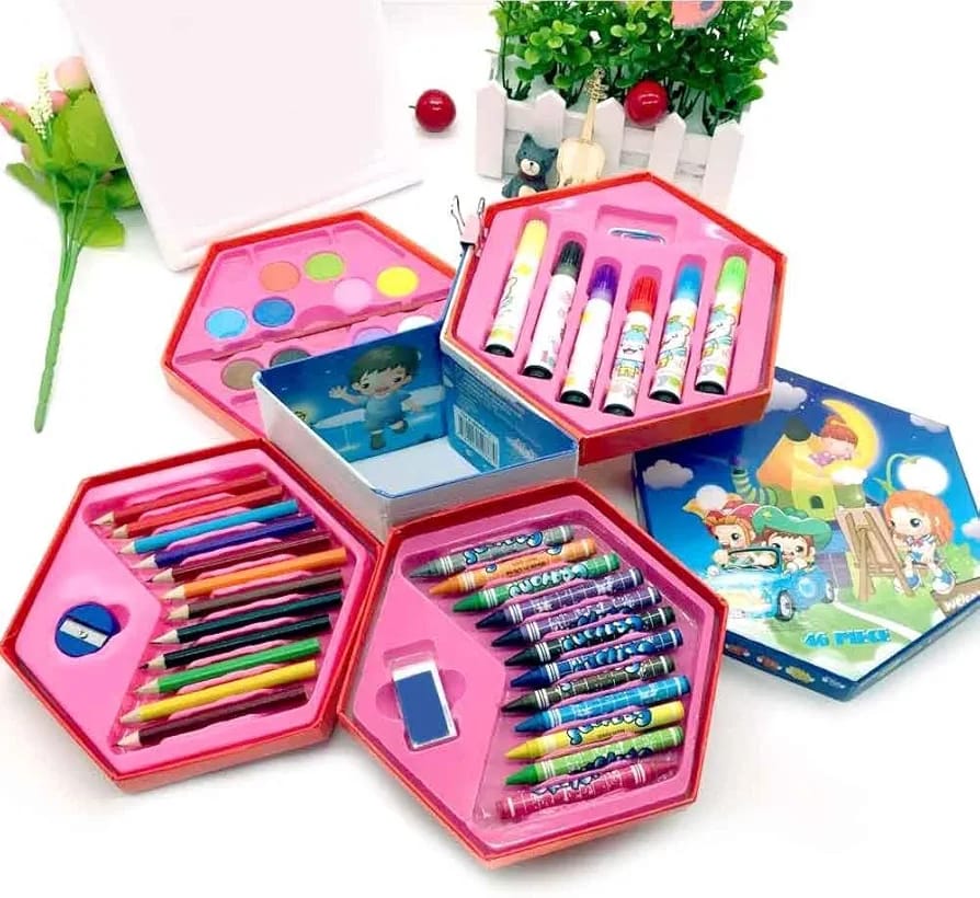 46Pcs Kids Drawing Set