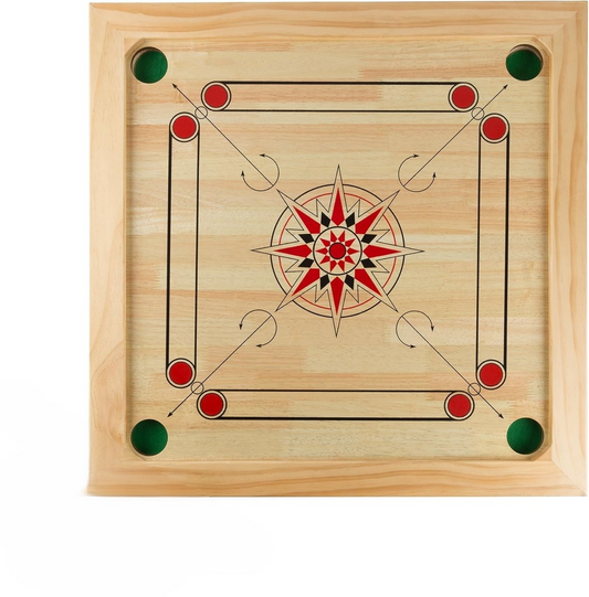 Wooden Carrom Board Game