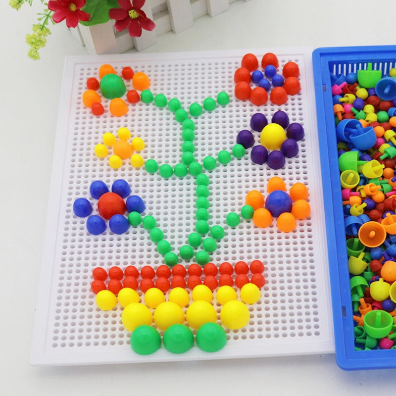 Creative Mushroom Nail Drawing Board