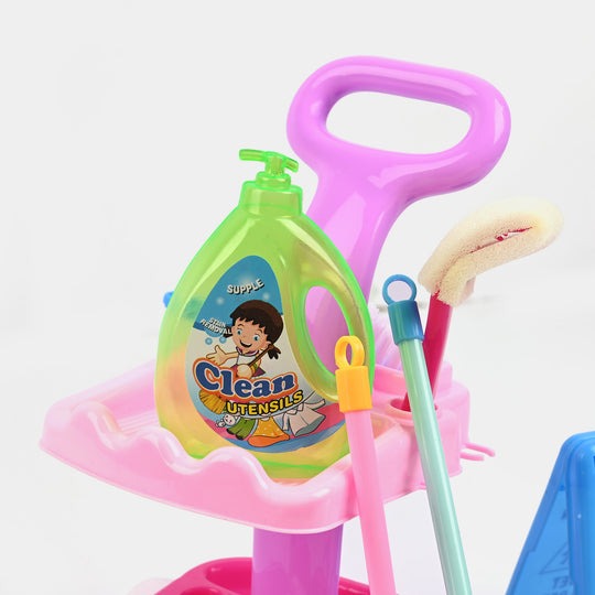 10 Piece Cleaning Car Play Set