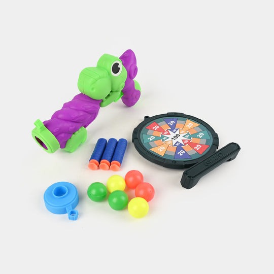 Dinosaur Target Shooting Gun Toy