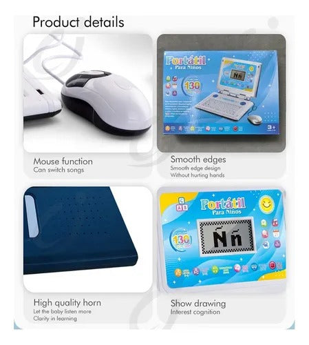 Kids Educational Learning Laptop Machine