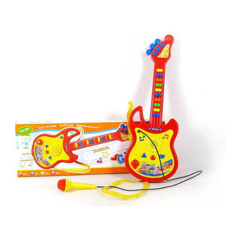 Kids Intelligent Musical Guitar With Microphone