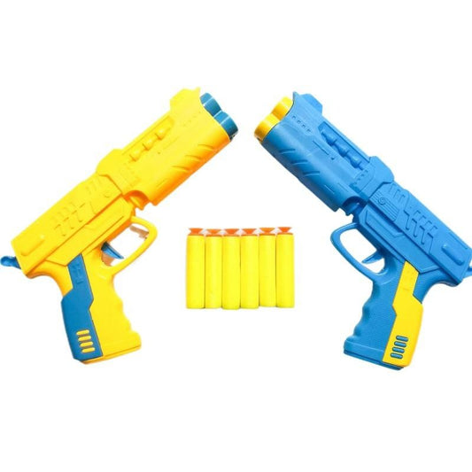 2PCs Set Soft Foam Bullet Gun Toy