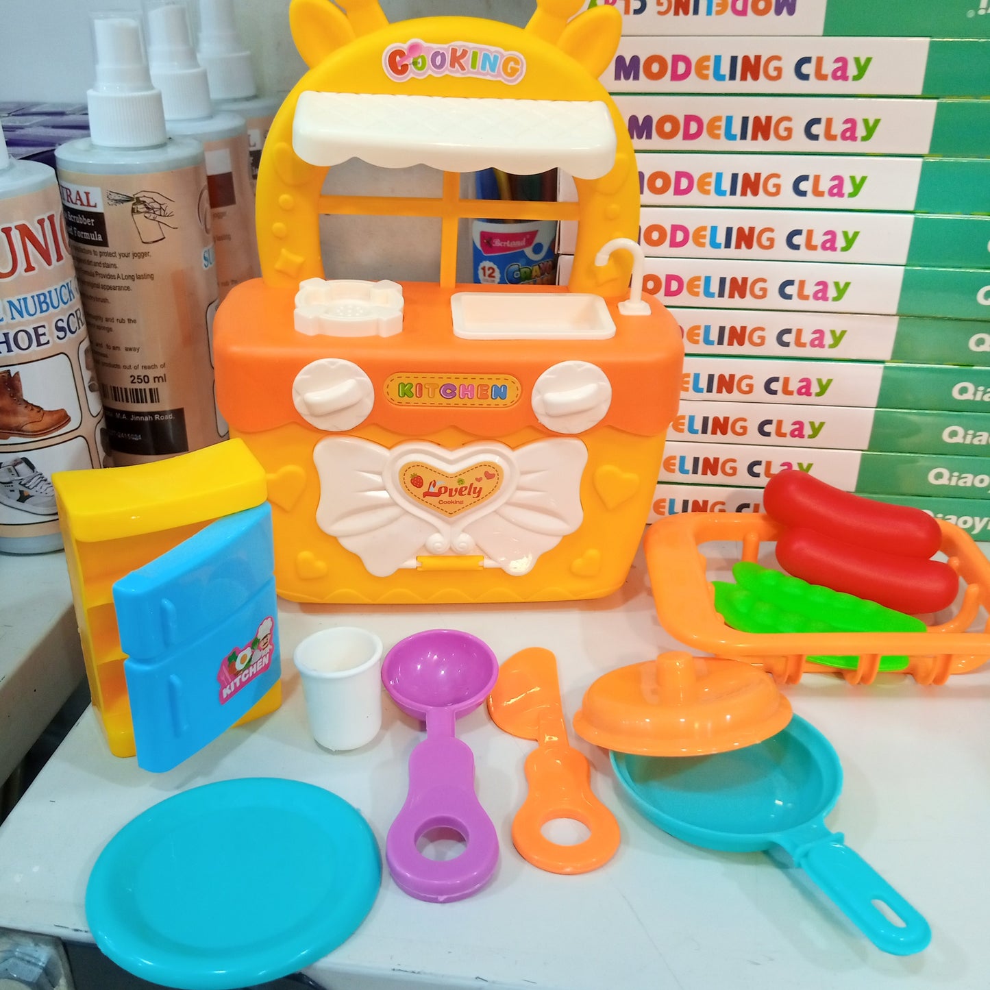 12PCs Plastic Kids Playing Kitchen Set