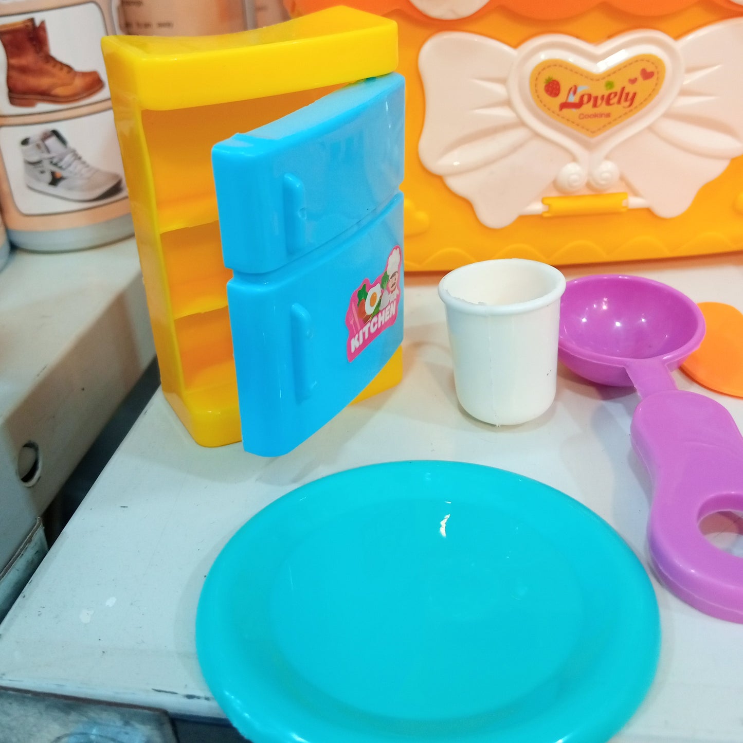 12PCs Plastic Kids Playing Kitchen Set
