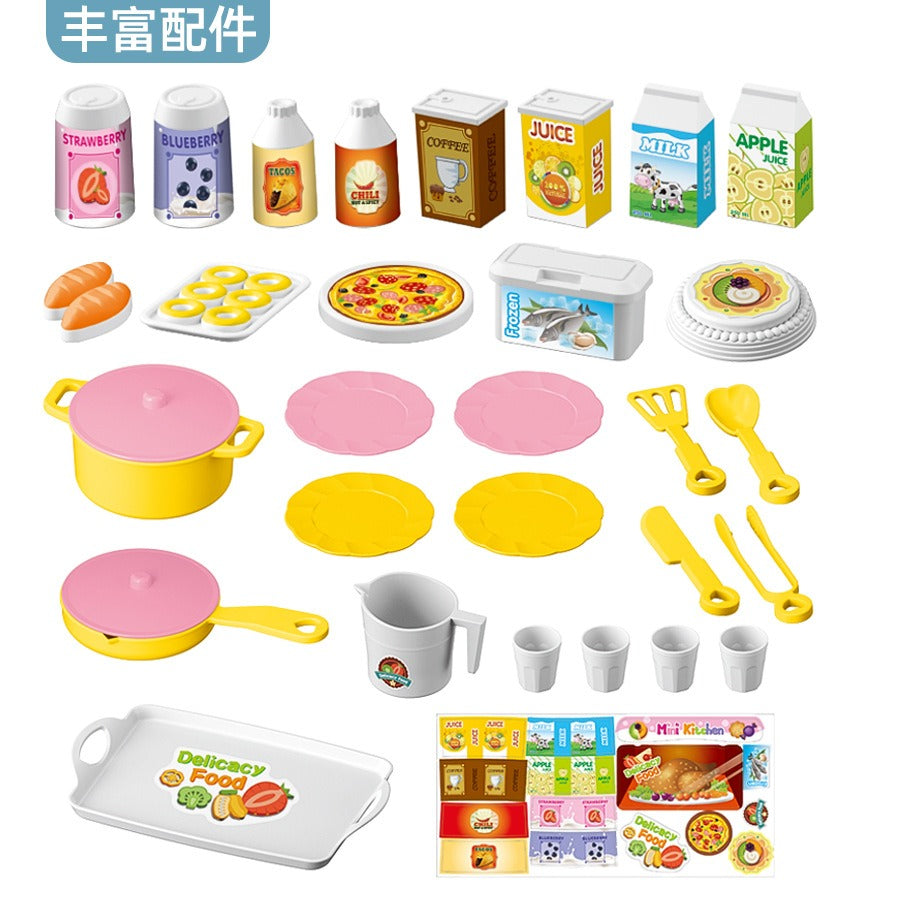 45PCs Mini Kitchen Cooking Set