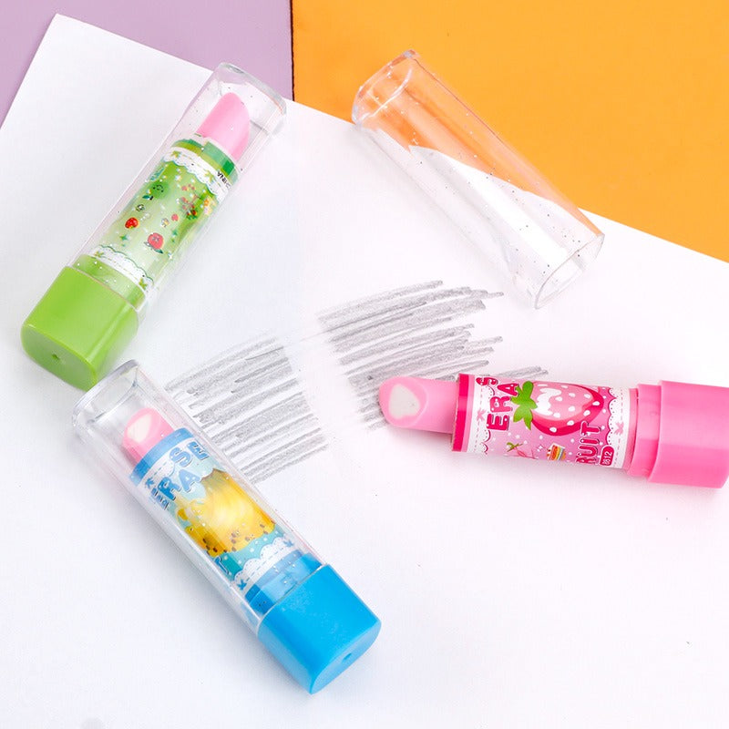 1Pc Lipstick Shape Eraser