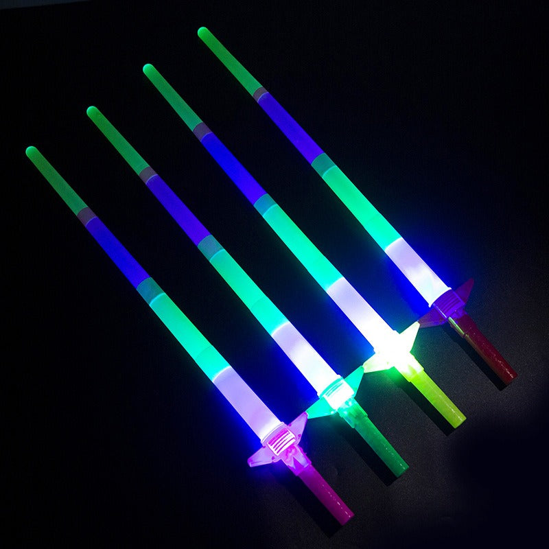 Extendable Rainbow Light Up Sword