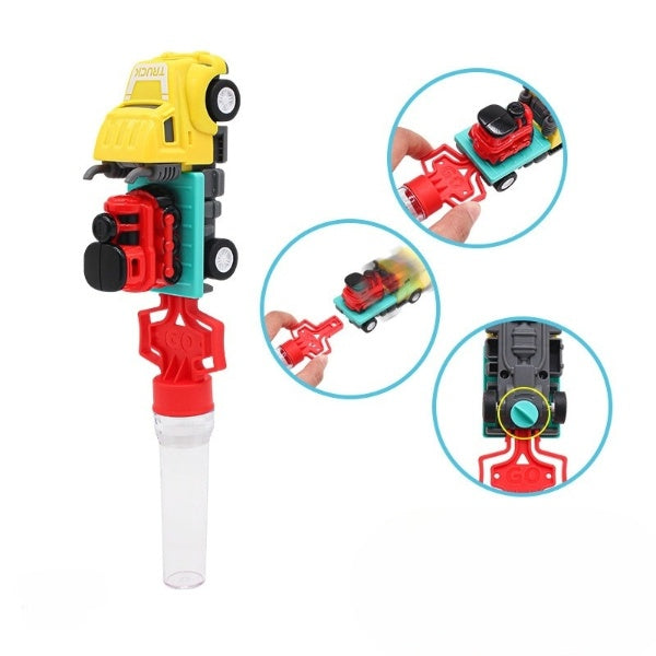 Push & Go Car with Bubble Stick