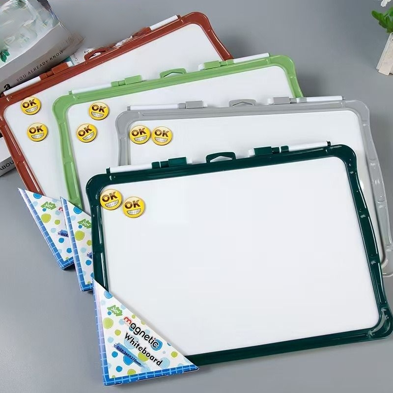 2in1 Black & White Board with 2 Marker (36X27CM)