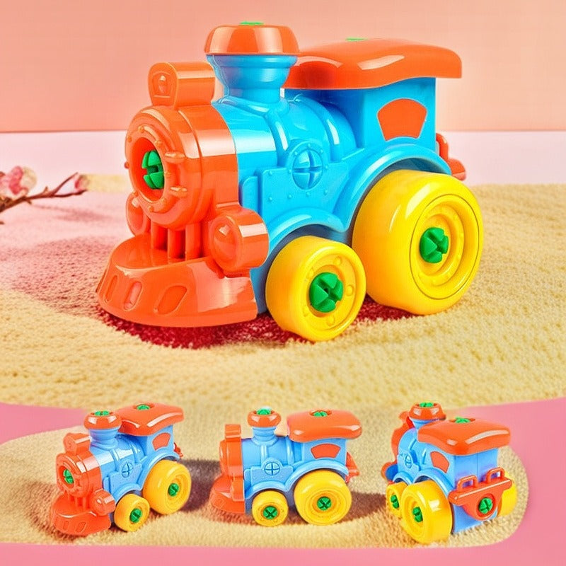 DIY Educational Assemble Train Toy