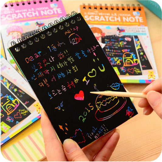 Colourful Magic Scratch Book (10 Sheets)