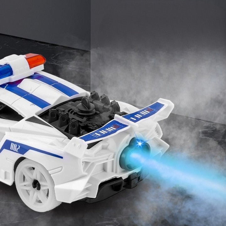 LED Musical Spray Police Car