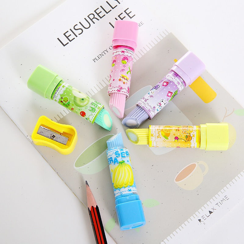 1Pc Lipstick Shape Eraser